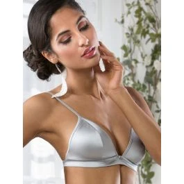 Seta Superior Stretchseide Triangel-BH REGALE Satin Von Cotton Club 3 Seta Superior Stretchseide Triangel-BH REGALE Satin Von Cotton Club