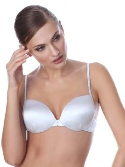 Seide Push-Up BH Von Prelude Milano -MAISON LEJABY Verkaufsgeschäft seide bh silber prelude ys194 1