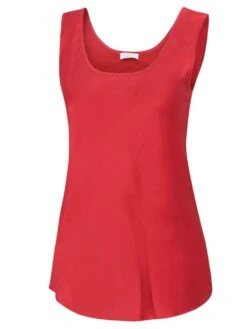 100% Seide Camisole Top KLASSIK SATIN Klassische Farben Von Eva B. Bitzer -MAISON LEJABY Verkaufsgeschäft seide camisole 27318232 rot bitzer 1 1