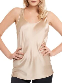 Seide Camisole Top SEDUZIONE DI SETA Uni Von Gattina -MAISON LEJABY Verkaufsgeschäft seide camisole top 381486 gold seduzione di seta gattina 2 1 1
