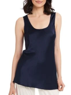Seide Camisole Top SEDUZIONE DI SETA Uni Von Gattina -MAISON LEJABY Verkaufsgeschäft seide camisole top 381486 navy dunkelblau seduzione di seta gattina 2 1 1