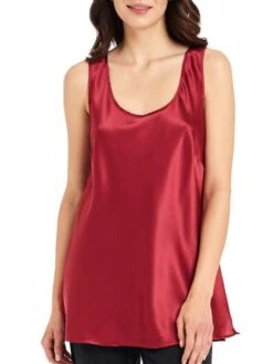 Seide Camisole Top SEDUZIONE DI SETA Uni Von Gattina -MAISON LEJABY Verkaufsgeschäft seide camisole top 381486 rubin rot seduzione di seta gattina 1 1