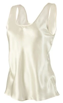 Seidentop Camisole SETA No. 7 Von Chiara Fiorini -MAISON LEJABY Verkaufsgeschäft seide camisole top gc185 champagner chiara fiorini