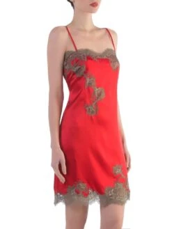 Seta Superior Seiden-Nachthemd VALIDA Von Cotton Club -MAISON LEJABY Verkaufsgeschäft seide dessous 5vb valida 03 seta superior cotton club