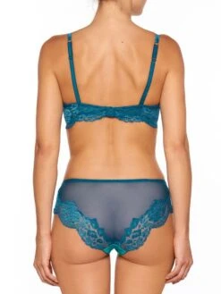 Seide Slip ADRIANA Von Millesia -MAISON LEJABY Verkaufsgeschäft seide dessous adriana m1330 m1380 tuerkis blau millesia lingerie 1 2