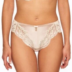 Seide Hoher Slip ADRIANA Von Millesia -MAISON LEJABY Verkaufsgeschäft seide hoher slip adriana m1385 goldsand millesia lingerie 1