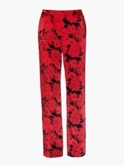 100% Seide Hose TOI MON AMOUR Rot-schwarz Von Aubade -MAISON LEJABY Verkaufsgeschäft seide hose qs60 1 opera rot schwarz 1 toi moi amour aubade 1