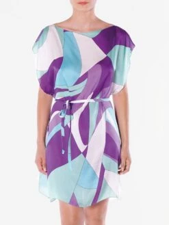 100% Seide Kaftan MODERN PRINT Von Luna Di Seta 9 100% Seide Kaftan MODERN PRINT Von Luna Di Seta -MAISON LEJABY Verkaufsgeschäft seide kaftan lck3011 mint lila luna di seta 1