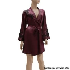 100% Seide Morgenmantel BACCARAT Calais Spitze Von Marjolaine 10 100% Seide Morgenmantel BACCARAT Calais Spitze Von Marjolaine -MAISON LEJABY Verkaufsgeschäft seide morgenmantel bordeaux schwarz baccarat 2001 marjolaine