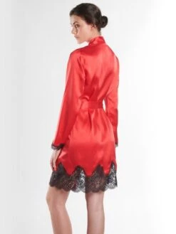 100% Seide Kimono TOI MON AMOUR Viele Farben Aubade -MAISON LEJABY Verkaufsgeschäft seide morgenmantel ms65 2 rouge passion soie d amour aubade 2 1 1