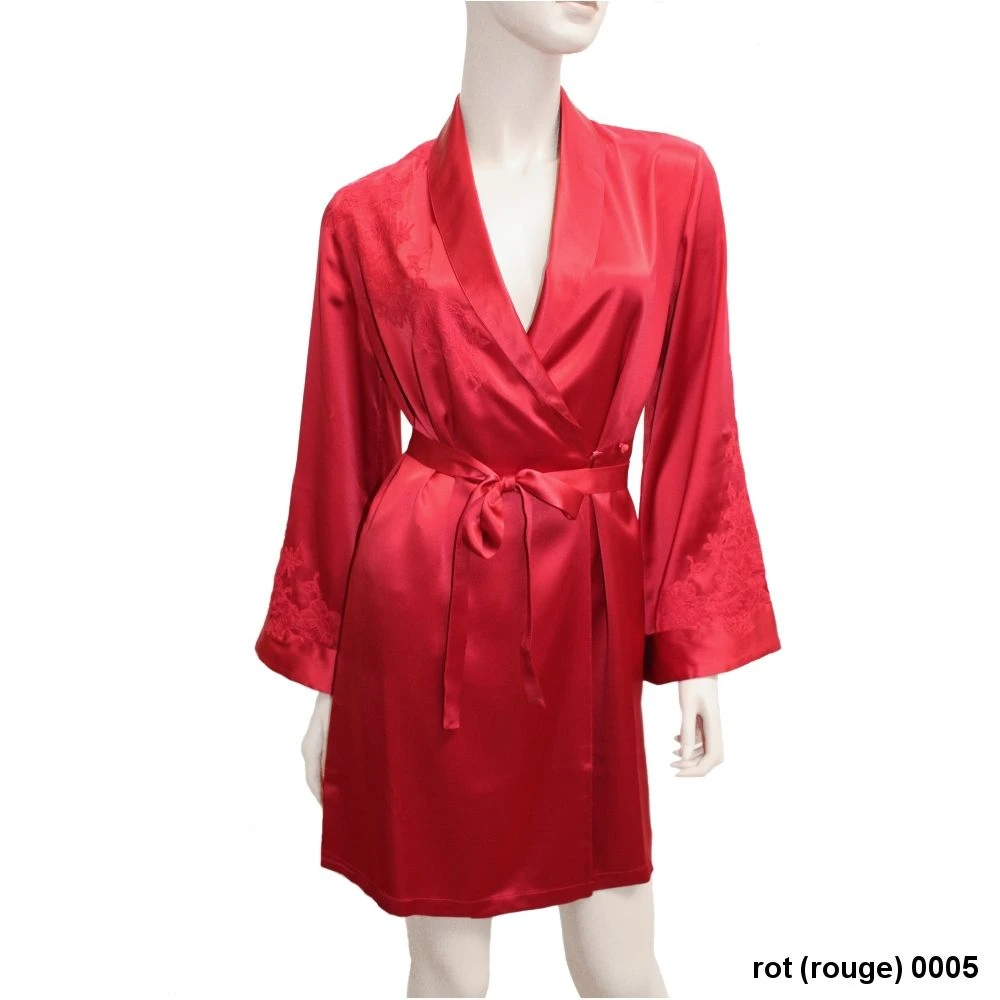 100% Seide Morgenmantel BACCARAT Calais Spitze Von Marjolaine 6 100% Seide Morgenmantel BACCARAT Calais Spitze Von Marjolaine - Image 4