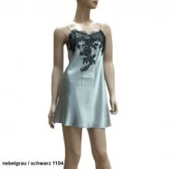 100% Seide Nachthemd BACCARAT Calais Spitze Von Marjolaine