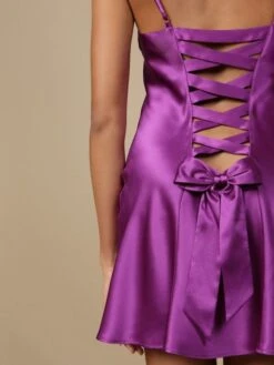 100% Seidennachthemd GLYCINE Von Marjolaine -MAISON LEJABY Verkaufsgeschäft seide nachthemd glycine 3gly0101 beere marjolaine 3 1 2