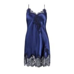 100% Seide Negligé TOI MON AMOUR Uni Farben Von Aubade