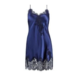 100% Seide Negligé TOI MON AMOUR Uni Farben Von Aubade