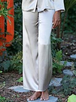 100% Seide PYJAMAHOSE Soie Unie Marjolaine 16 100% Seide PYJAMAHOSE Soie Unie Marjolaine -MAISON LEJABY Verkaufsgeschäft seide pyjamahose soi5803 souris silbergrau marjolaine 8