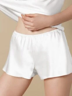 100% Seide SHORTS Soie Unie Viele Farben Marjolaine -MAISON LEJABY Verkaufsgeschäft seide shorts naturel soie unie marjolaine
