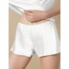 100% Seide SHORTS Soie Unie Satin Marjolaine -MAISON LEJABY Verkaufsgeschäft seide shorts naturel soie unie marjolaine 8
