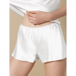 100% Seide SHORTS Soie Unie Satin Marjolaine 3 100% Seide SHORTS Soie Unie Satin Marjolaine