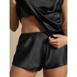 100% Seide SHORTS Soie Unie Viele Farben Marjolaine