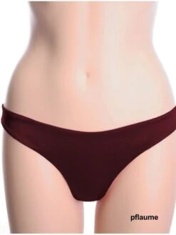 Seta Superior Stretchseide Brasiliana VITALE Einfarbig Cotton Club -MAISON LEJABY Verkaufsgeschäft seide slip vitale pflaume cotton club 1 1 1 1 1