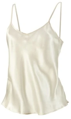 Seidentop SETA No. 6 Von Chiara Fiorini -MAISON LEJABY Verkaufsgeschäft seide spaghetti top gc184 champagner chiara fiorini