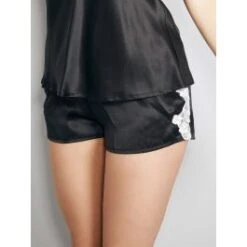 100% Seide Shorts SATIN + LACE Von Eva B. Bitzer