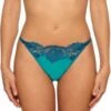 Seide String ADRIANA Von Millesia -MAISON LEJABY Verkaufsgeschäft seide string adriana m1388 tuerkis blau millesia lingerie 1