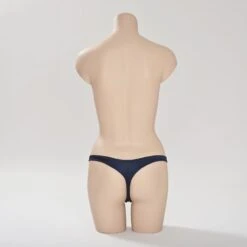 Luxus Seiden-String DEBBY Von Exilia -MAISON LEJABY Verkaufsgeschäft seide string debby nachtblau rueckseite exilia