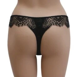 Seide String ROSALIE Von Cotton Club -MAISON LEJABY Verkaufsgeschäft seide string rosalie schwarz cotton club b