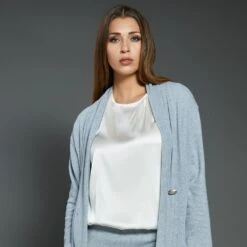 Stretchseide T-Shirt PROFUMO D'ORO Von Gattina 19 Stretchseide T-Shirt PROFUMO D'ORO Von Gattina -MAISON LEJABY Verkaufsgeschäft seide t shirt 384686 champagner gattina