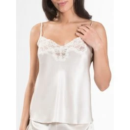 100% Seide Top CRÉPUSCULE SATINÉ Naturweiß Von Aubade 3 100% Seide Top CRÉPUSCULE SATINÉ Naturweiß Von Aubade