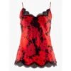 100% Seide Top TOI MON AMOUR Rot-schwarz Von Aubade -MAISON LEJABY Verkaufsgeschäft seide top qs38 1 opera rot schwarz 1 toi moi amour aubade 1