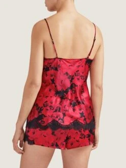 100% Seide Top TOI MON AMOUR Rot-schwarz Von Aubade -MAISON LEJABY Verkaufsgeschäft seide top qs38 1 opera rot schwarz 3 toi moi amour aubade 1