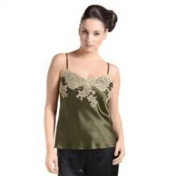 100% Seide Seidentop RARE Calais Spitze Marjolaine