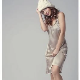 Stretchseide Trägernachthemd PROFUMO D'ORO Von Gattina 3 Stretchseide Trägernachthemd PROFUMO D'ORO Von Gattina