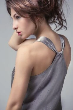 Stretchseide Trägernachthemd PROFUMO D'ORO Von Gattina 15 Stretchseide Trägernachthemd PROFUMO D'ORO Von Gattina -MAISON LEJABY Verkaufsgeschäft seide traegernachthemd 381412 jacquard gattina