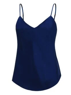 100% Seide Trägertop KLASSIK SATIN Unifarben Von Eva B. Bitzer 34 100% Seide Trägertop KLASSIK SATIN Unifarben Von Eva B. Bitzer -MAISON LEJABY Verkaufsgeschäft seide traegertop 27318213 dunkelblau bitzer 1 1