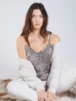 100% Seide Trägertop KLASSIK SATIN Viele Farben Von Eva B. Bitzer -MAISON LEJABY Verkaufsgeschäft seide traegertop 27318213 leopard bitzer 2 1 1 1 1