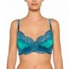 Seide Triangel BH ADRIANA Von Millesia 2 Seide Triangel BH ADRIANA Von Millesia -MAISON LEJABY Verkaufsgeschäft seide triangel bh adriana m1325 tuerkis blau millesia lingerie 2