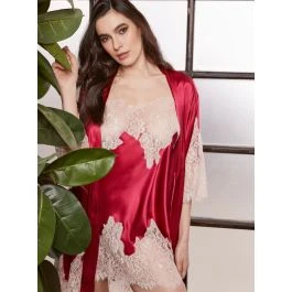 100% Seide Neglige LYDIA Kurz Von Vivis 3 100% Seide Neglige LYDIA Kurz Von Vivis