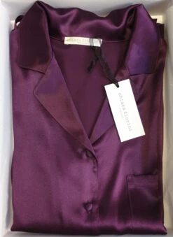 Seide Pyjama 2-tlg. SETA No. 9 Von Chiara Fiorini -MAISON LEJABY Verkaufsgeschäft seidenpyjama sangria gc180 chiara fiorini 11 1