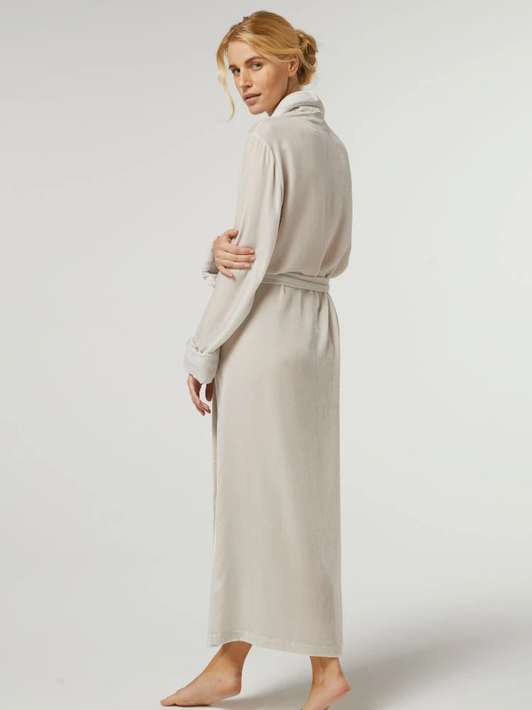 Seide-Viscose Samt Morgenmantel Lang DANIELA Von Vivis 9 Seide-Viscose Samt Morgenmantel Lang DANIELA Von Vivis - Image 7