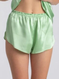 100% Seide Shorts CAROL Uni Von Vivis -MAISON LEJABY Verkaufsgeschäft seidenshorts carol v00002 sage mint vivis 1