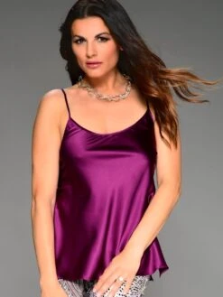 Seidentop SEDUZIONE DI SETA Von Gattina Bunt -MAISON LEJABY Verkaufsgeschäft seidentop amethyst 381480 seduzione di seta gattina 1 1 1