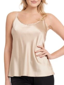 Seidentop SEDUZIONE DI SETA Von Gattina - Viele Farben -MAISON LEJABY Verkaufsgeschäft seidentop gold 381480 seduzione di seta gattina