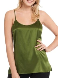 Seidentop SEDUZIONE DI SETA Von Gattina - Viele Farben -MAISON LEJABY Verkaufsgeschäft seidentop moosgruen 381480 seduzione di seta gattina