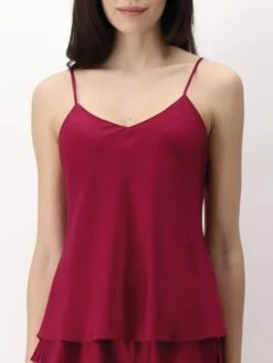 Seidentop 100% Seide CLASSICO Von Luna Di Seta - Viele Farben 30 Seidentop 100% Seide CLASSICO Von Luna Di Seta - Viele Farben -MAISON LEJABY Verkaufsgeschäft seidentop vlst08005 rouge luna di seta 3 2 1