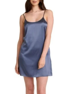 Seidenunterkleid Stretchseide SEDUZIONE DI SETA Von Gattina -MAISON LEJABY Verkaufsgeschäft seidenunterkleid stone grey 381400 seduzione di seta gattina 3 8