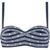 Bandeau Bikini SEXY BADASS Blau-weiss 2 Tlg. Von Marlies Dekkers